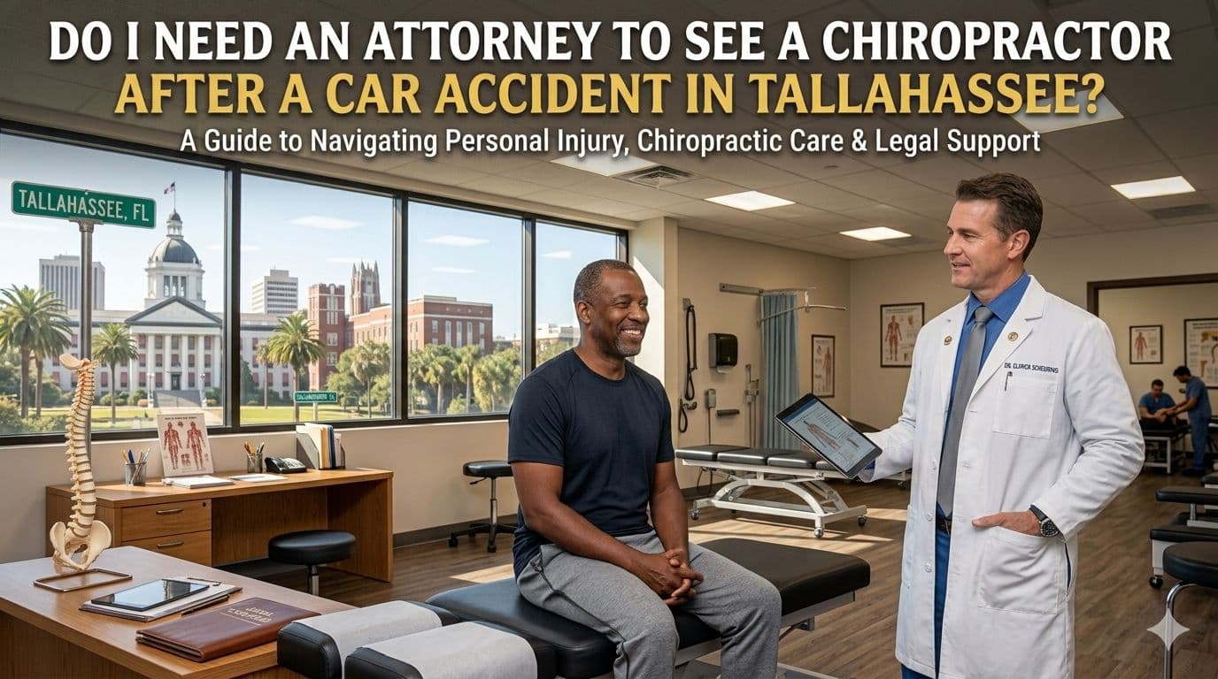 Do I Need an Attorney to See a Chiropractor After a Car Accident in Tallahassee?